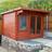 Shire Belgravia 28 mm Log Cabin 10' x 12'