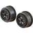 Arrma SC 2.2"/3.0" Wheel, 14mm Hex, Black Chrome (2)