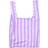 KIND BAG Indkøbstaske i Medium Purple Stribs
