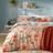 Furn furn. Azalea Floral Reversible Duvet Cover Blue, Pink, Green