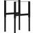 vidaXL 2x Adjustable Work Bench Frames Metal Black Work Table Leg Furniture
