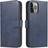 Skal-man Hurtel Magnet Case Elegant Flip Cover Med Standerfunktion iPhone 13 Pro Max Blå