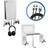 Hosanwell PS5 Wall Mount Kit - White