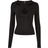 Urban Classics Crossed Cut Out Long Sleeve T-shirt - Black