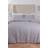 Highams Highams Seersucker Sängtäcke Duvet Cover Grey, Silver, White