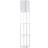 MiniSun Wooden Shelving Unit White Floor Lamp 160cm