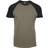 Urban Classics Raglan Contrast T-shirt - Olive/Black