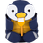 Affenzahn Large Friend Polly Penguin - Blue