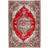 Arkiio Handknuten Original Persisk Vintagematta Tabriz 193x294 Blå, Röd