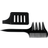 Efalock Highlight comb with template