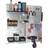 Wall Control Wall Control 30-WGL-200GVB Galvanized Steel Pegboard Tool Organizer, Galv/Black