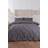 Highams King Highams Diamond Pintuck Duvet Cover White, Black