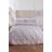 Highams Highams Diamond Pintuck Duvet Cover White, Grey, Silver