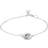 Snö of Sweden Connected Chain Bracelet - Silver/Transparent