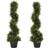 OutSunny Spiral Topiary Trees Set of 2 Artificial Plant 2pcs