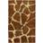 Arkiio Handknuten Persisk Vintagematta Tabriz 167x272 Brun, Guld