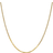 Homebello Beveled Curb Chain Necklace - Gold