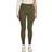 Urban Classics Women's Washed Faux Leather Trousers - Olive