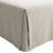 Borganäs Half Panama Valance Sheet Beige (200x180cm)