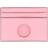 Versace Medusa Card Holder - Baby Pink