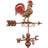 Good Directions Bantam Red Weathervane Pure Copper Patina