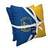 State Warriors Arrow Span 2-Pack Complete Decoration Pillows Gold