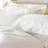 Paoletti Oxford 200 Thread Count Panelled Pillow Case White
