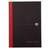 100080491 Black n Red A5 Casebound Hard Cover