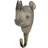 Wildlife Garden Wooden Hook Rhinoceros