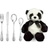 Nordahl Andersen Bestik i gavesæt Panda