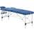 Physa Hopfällbar massagebänk 185 x 60 x 60 81 cm 180 kg Blå BORDEAUX BLUE