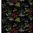 Arvidssons Textil Himlajorden Fabrics Black (150x64cm)