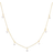 Sif Jakobs Ellera Piccolo Necklace - Gold/Transparent