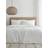 Catherine Lansfield Seersucker Set Duvet Cover Natural, White (200x220cm)
