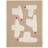 Ferm Living Bird Quilted Blankets Beige (110x80cm)