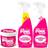 The Pink Stuff Miracle Cleaning Paste Multi-Purpose Spray and Bathroom Foam 3-pack