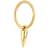 Nordahl Andersen Son of Noah Creole Spike Earrings - Gold