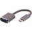 Deltaco USB-C 3.1 - USB-A OTG Adapter M-F 0.1m