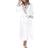 White Mark Long Cozy Loungewear Belted Robe