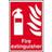 Scan Fire Extinguisher PVC Sign 200x300mm