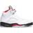 NIKE Air Jordan 5 Retro M - True White/Fire Red/Black/Metallic Silver