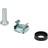 Value ROLINE Screw M5*16+washer+M5 cage nut. 100stk