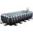 Exit Toys Pool BlackLeatherStyle 540x250x122cm inkl. filterpump & stege svart
