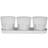 Versa White Triple Metal Plant Pot 11 x 33 cm
