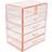 Sorbus Acrylic Makeup Organizer 4 Large 2 Small Drawers