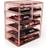 Sorbus Makeup and Jewelry Storage Case, Pink