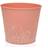 Versa Zink Orange Metal Plant Pot 16 cm