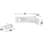 Habo LEDHASP 115MM VARMGALV