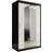Furniturebox Marmul Black/White Garderob 120x200cm