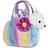 Aurora Aurora Fancy Pals Plush Puppy in a purple bag, 20 cm